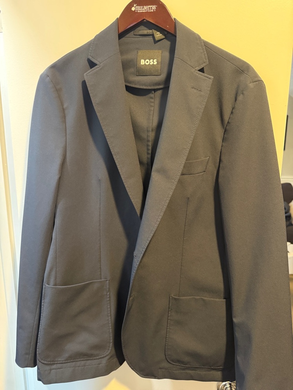 Boss Men's navy Blazer Sport Coat performance wear